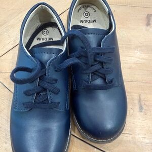 Footmates Boys 12 Medium Blue Lace-Up Shoes